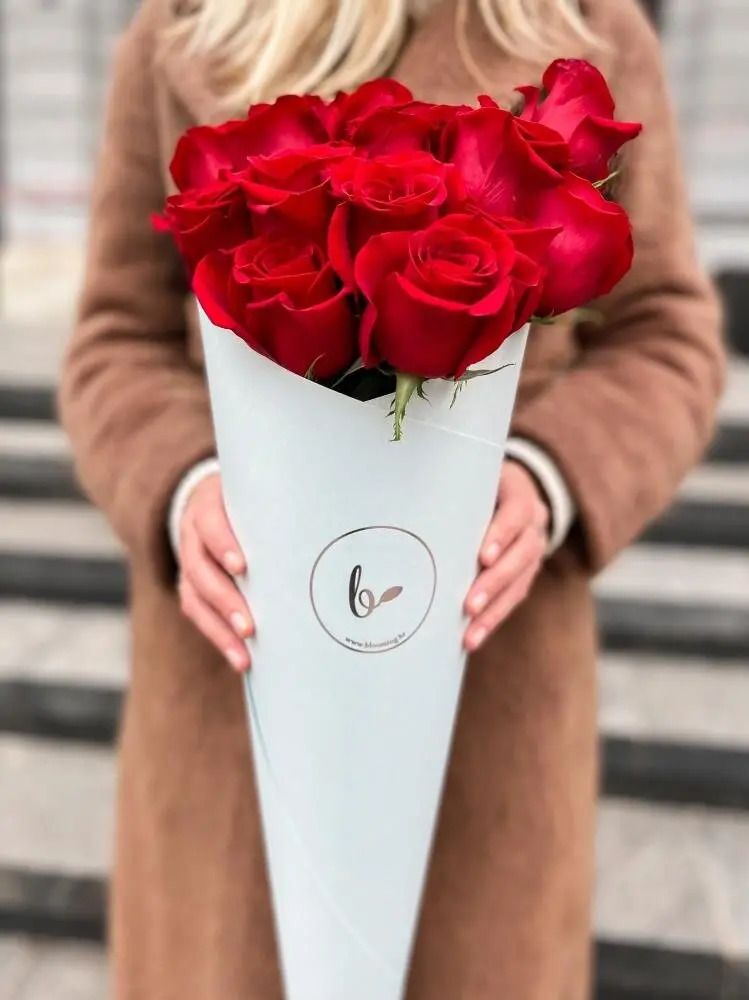 Moder stožec z Vrtnicami